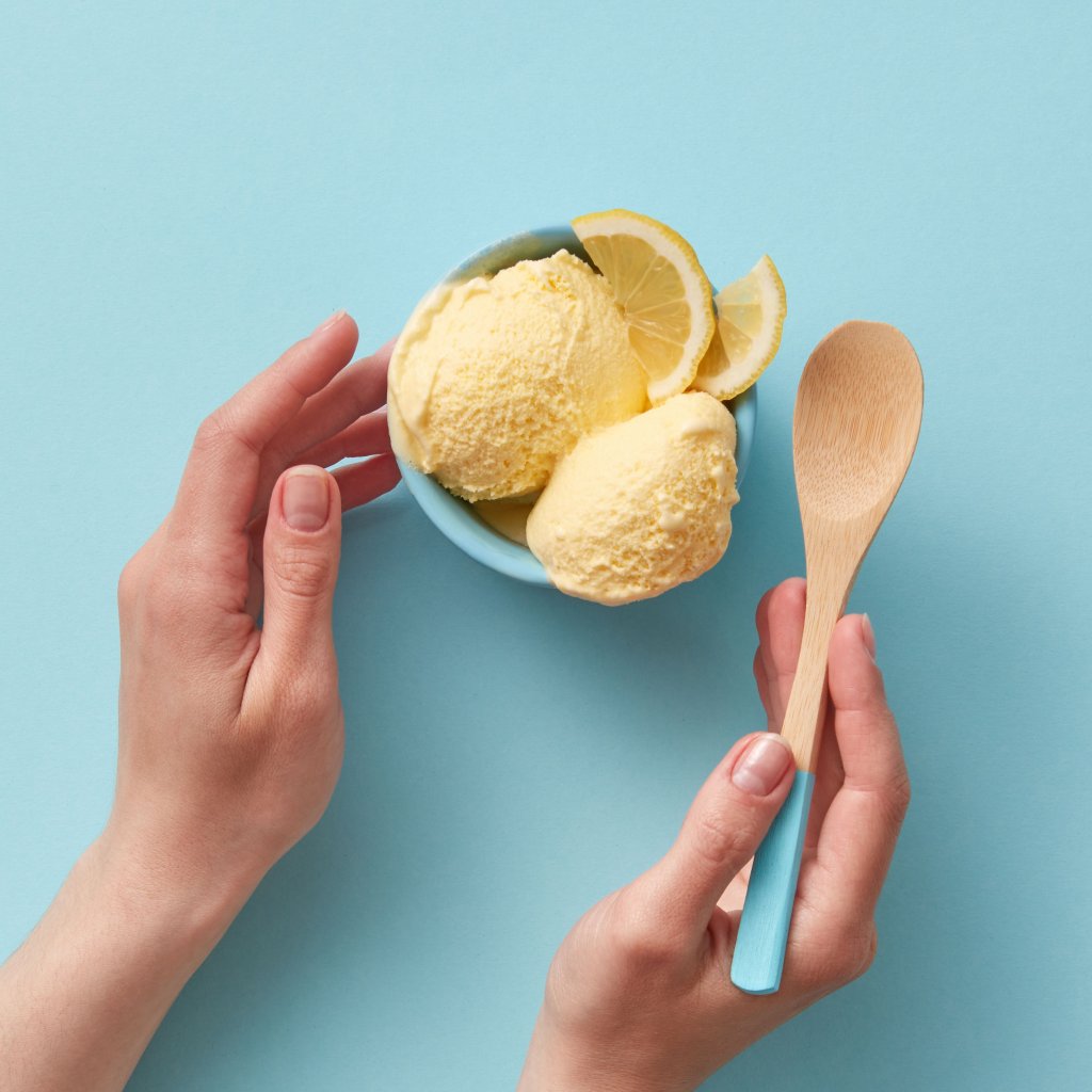 some good ice cream vanilla